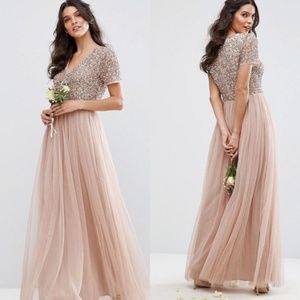 ASOS maya sequin maxi dress